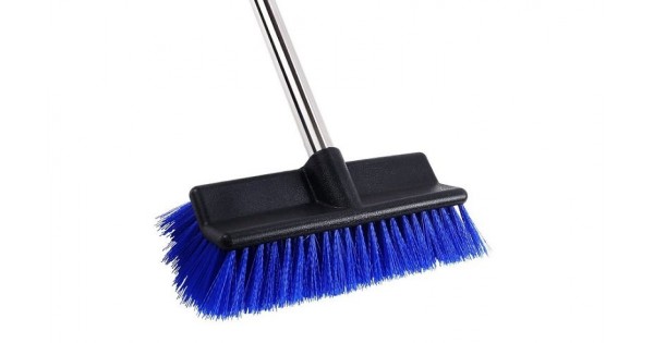 Star Brite Waschbürste Medium – 20 Cm, Blaue Borsten, Für Boot, Auto & Haus, Passend Für Extend-A-Brush